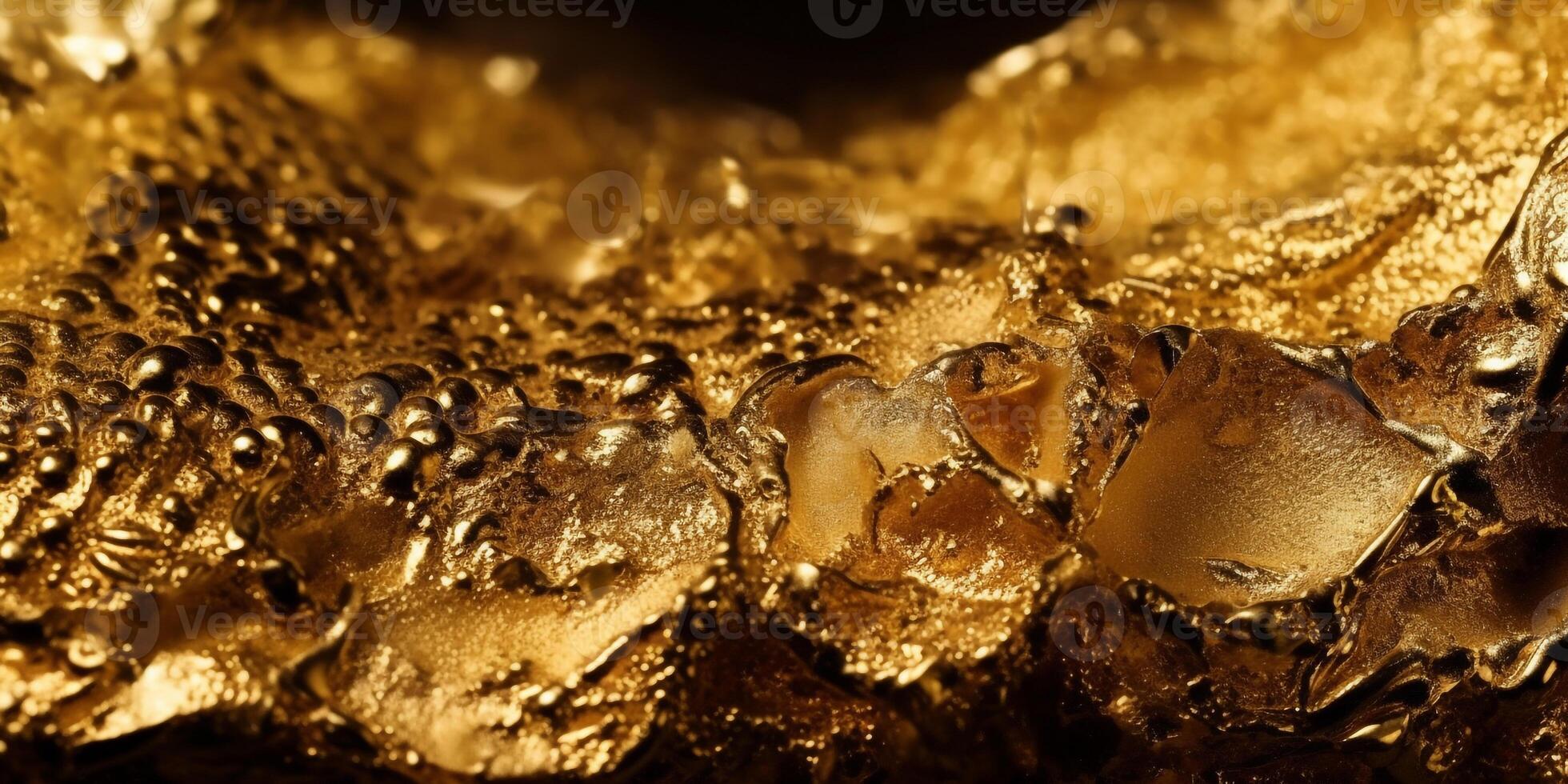 Gold background in macro shoot. photo