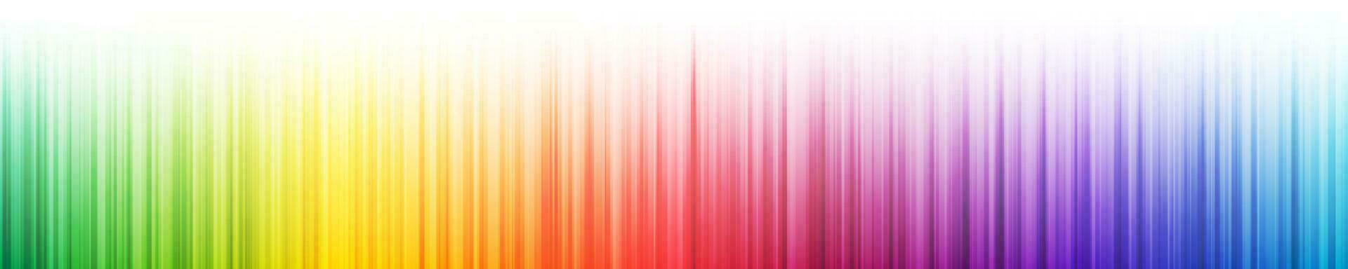 arco iris vistoso degradado vertical rayas. muchos aleatorio transparente superpuesto líneas en degradado antecedentes. vector ilustración