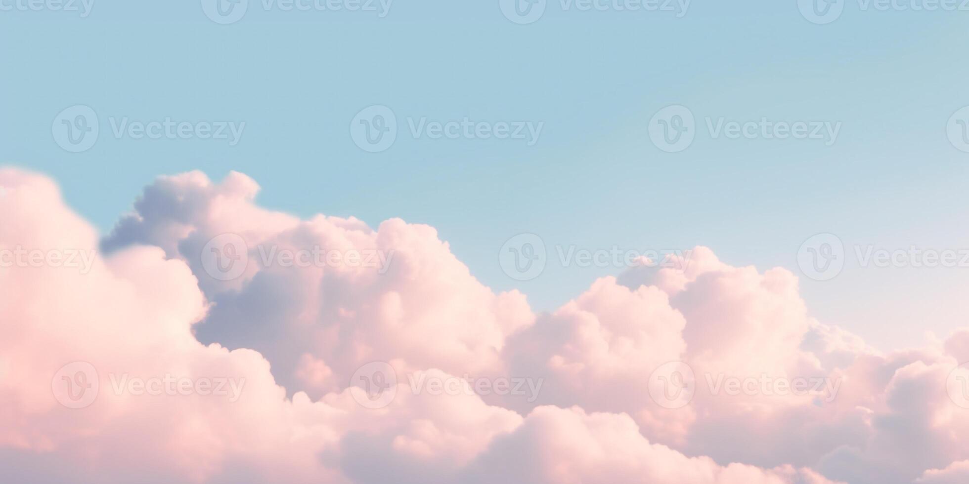 nube en el cielo con pastel antecedentes. ai generativo foto