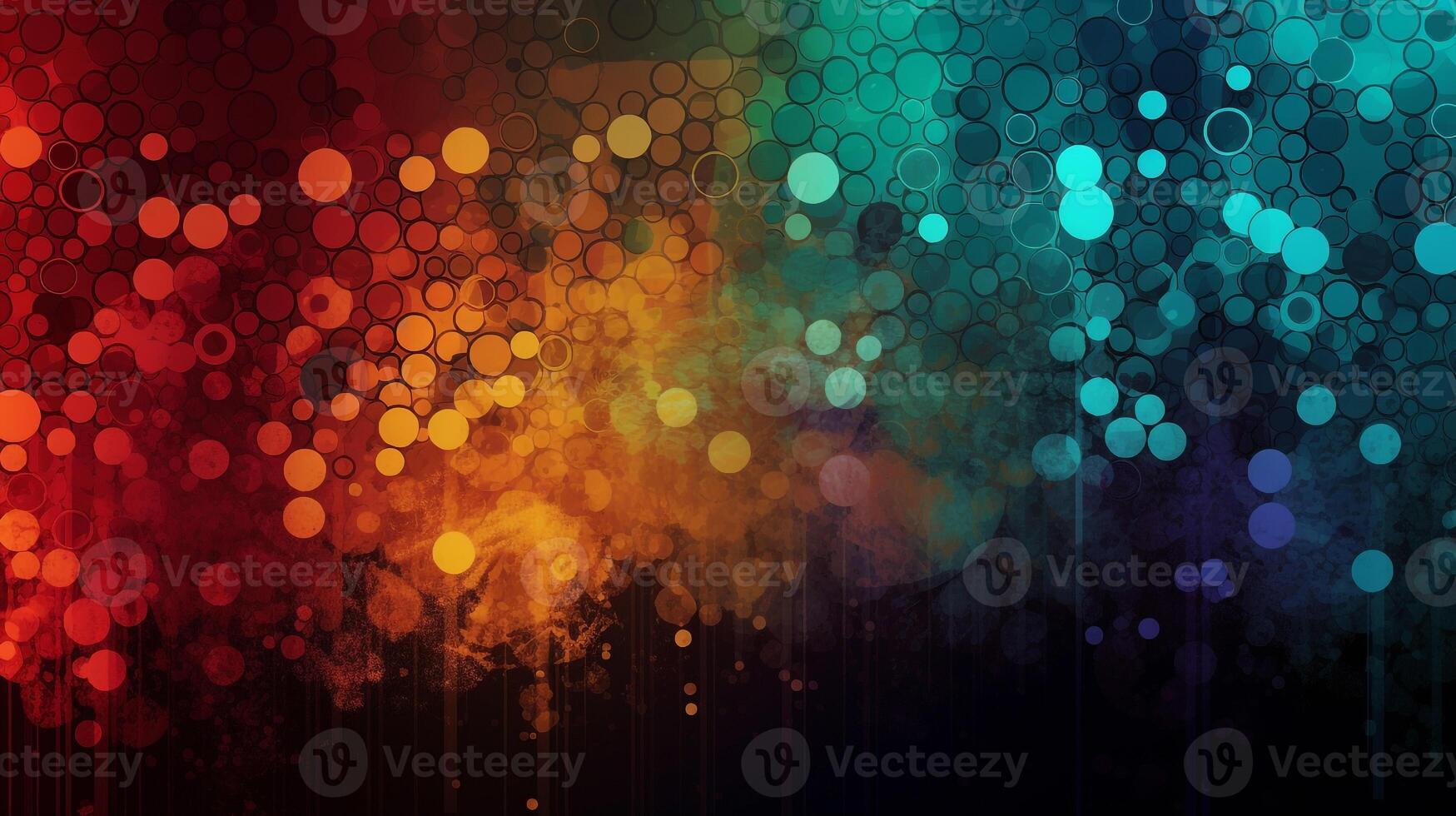 colorful abstract background on black. photo