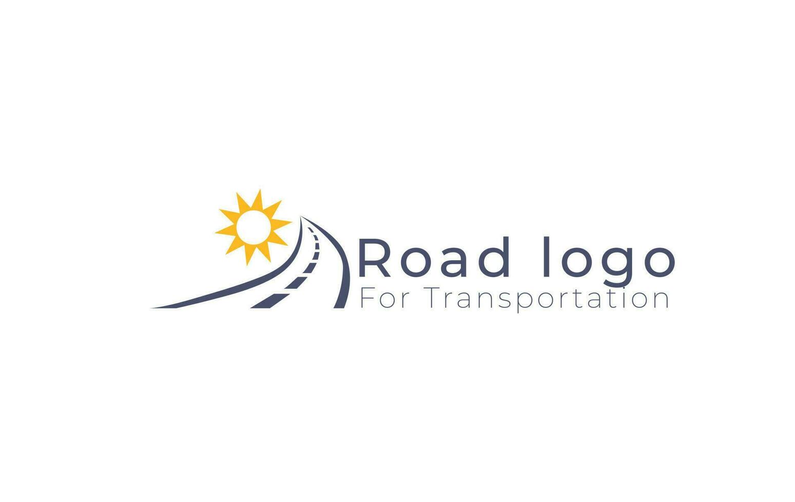 la carretera logo con Dom arriba, abstenerse la carretera logo para transporte, transporte logo, vector eps archivo