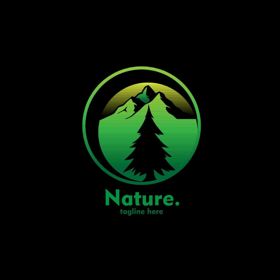 logo mountain vector template illustration
