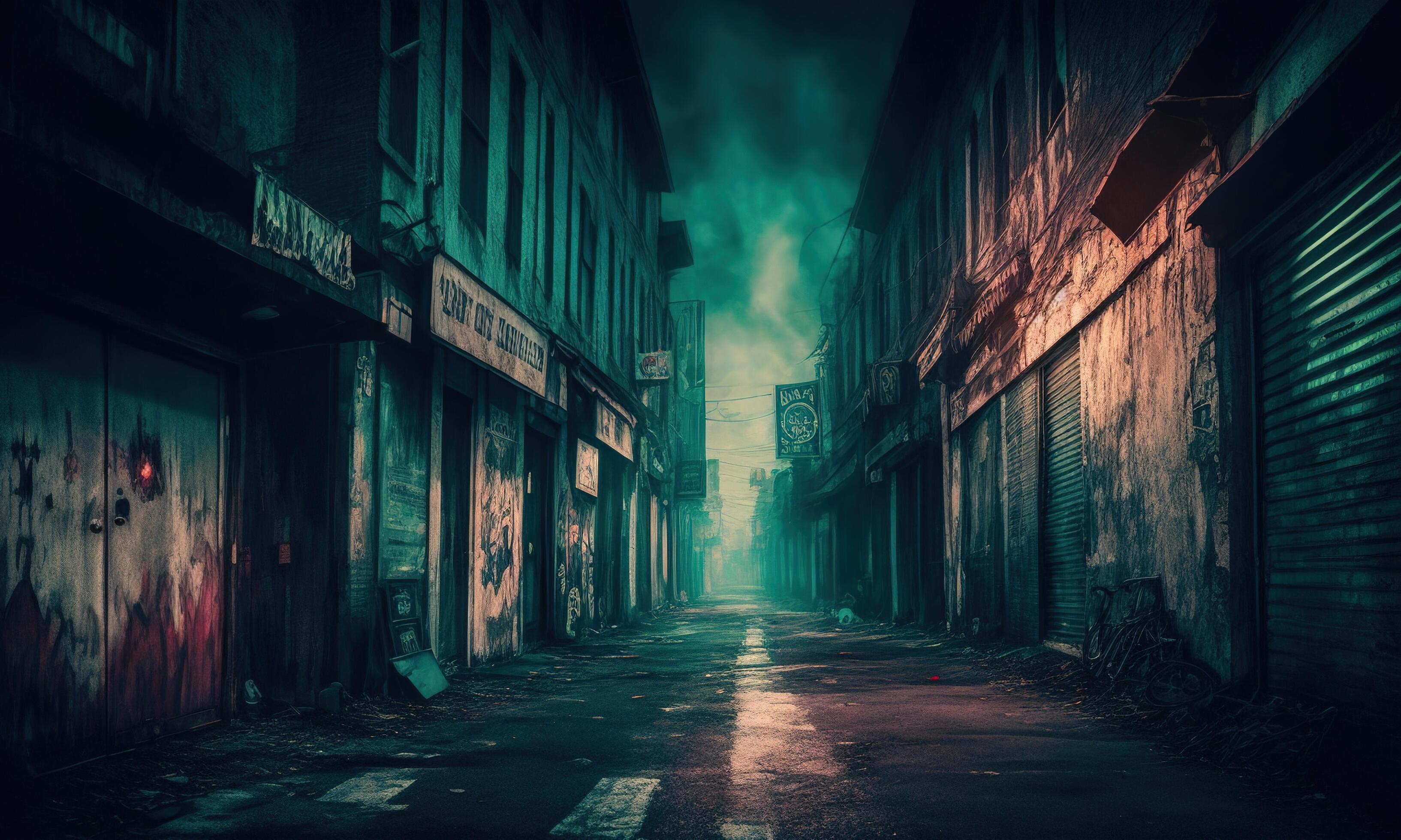 Abandoned street alleys, 23801154 Stock Photo at Vecteezy
