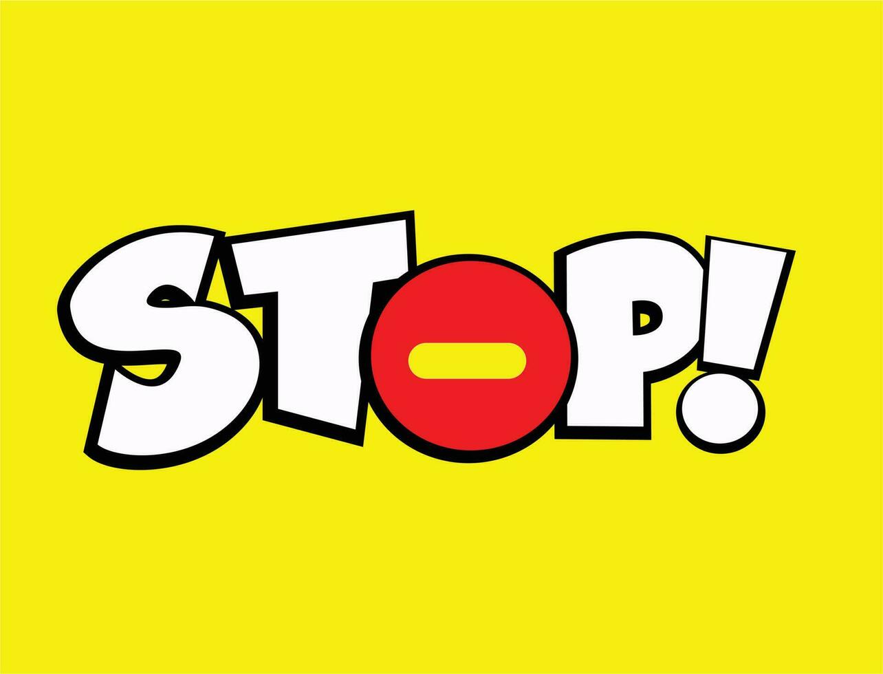 Stop Sign Vector art eps