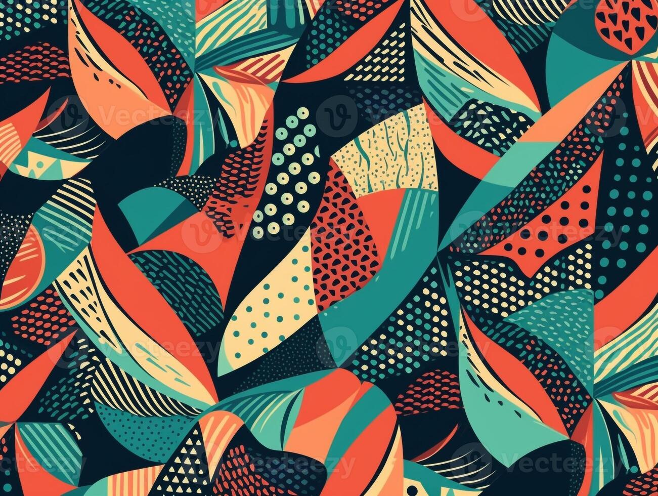 Abstract pattern colorful with retro gradient. photo