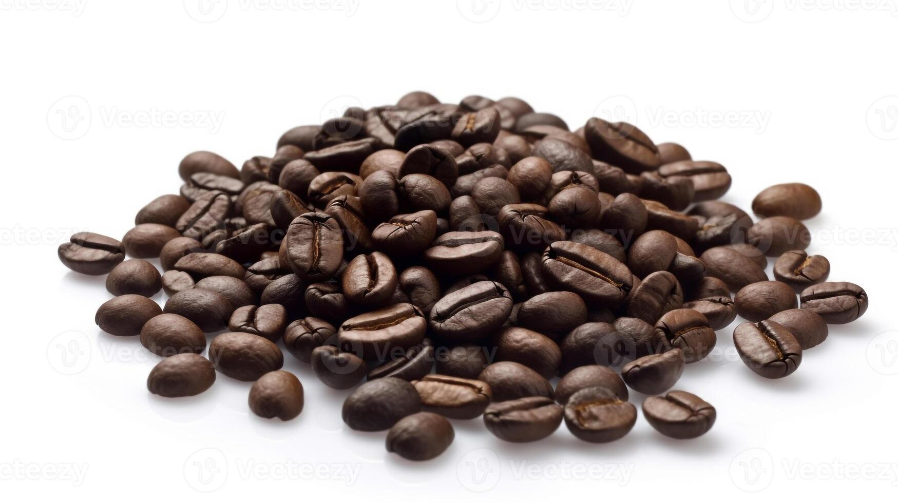 coffee bean on white background. photo