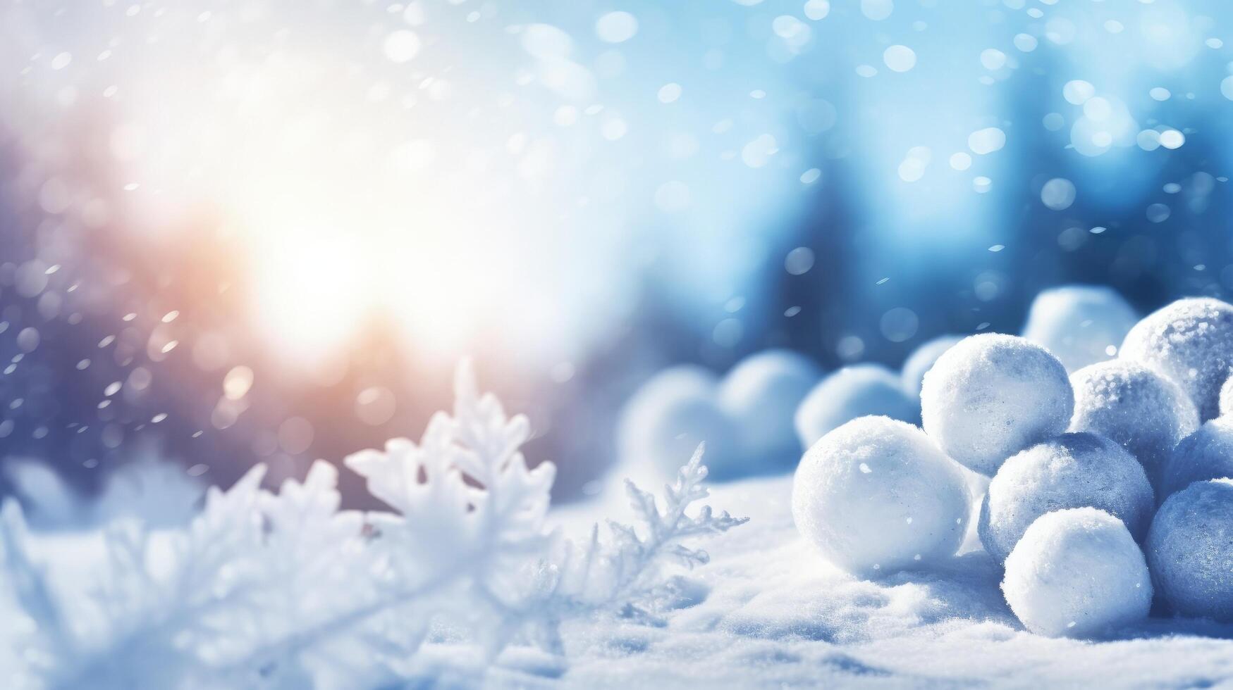 Beautiful hello winter background. Illustration photo