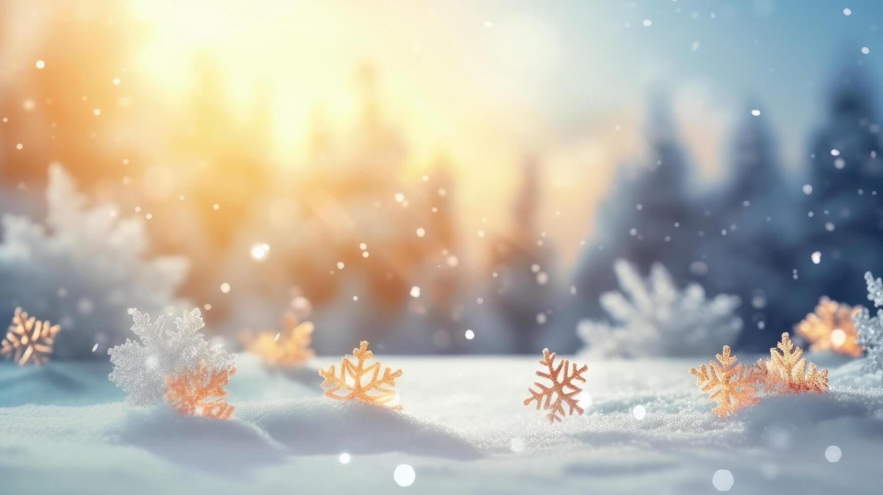 Beautiful hello winter background. Illustration photo