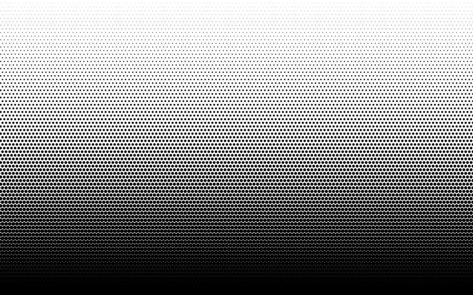 Halftone dots background gradient. Monochrome abstract geometric dots background in pop art style. Vector illustration