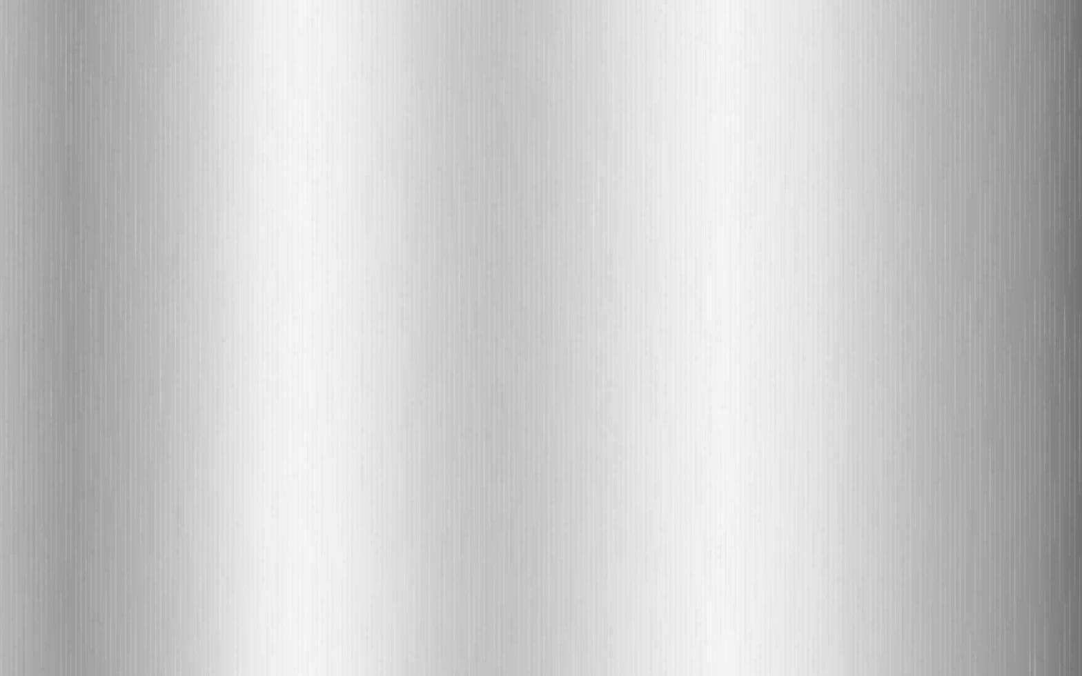 Silver metallic gradient with scratches. Titan, steel, chrome, nickel foil surface texture effect. Vector illustration