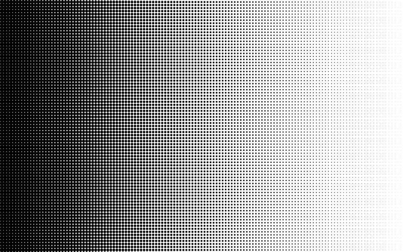 Halftone dots background gradient. Monochrome abstract geometric dots background in pop art style. Vector illustration