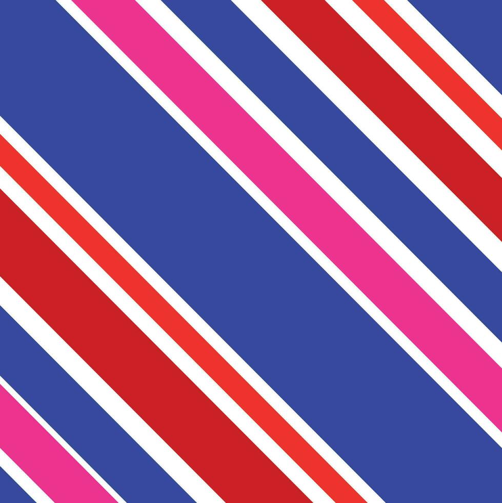 Colored Stripes Retro Pattern, Isolated Background. vector