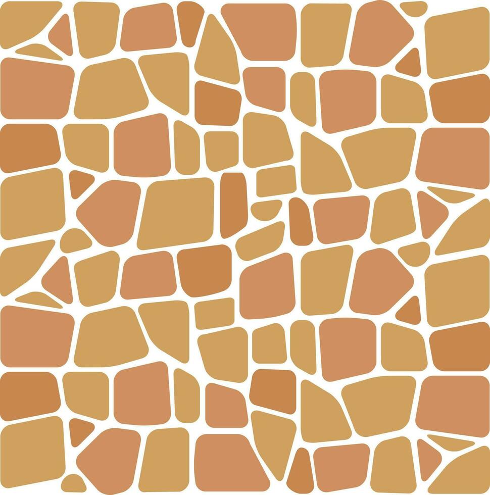 Stone Pattern, Isolated Background. vector
