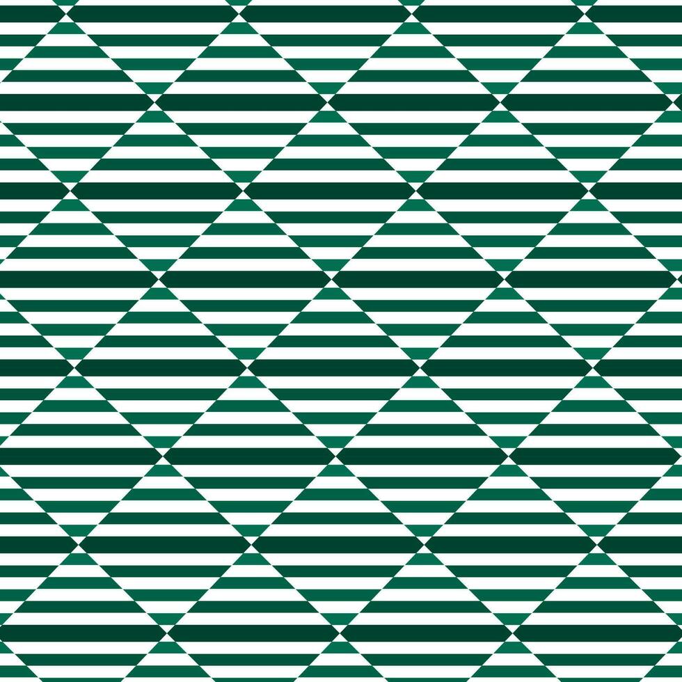 Green Color Geometric Pattern, Isolated Background. vector