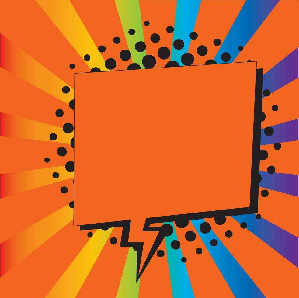 Comic Books Speech Balloon, Isolated Background. vector