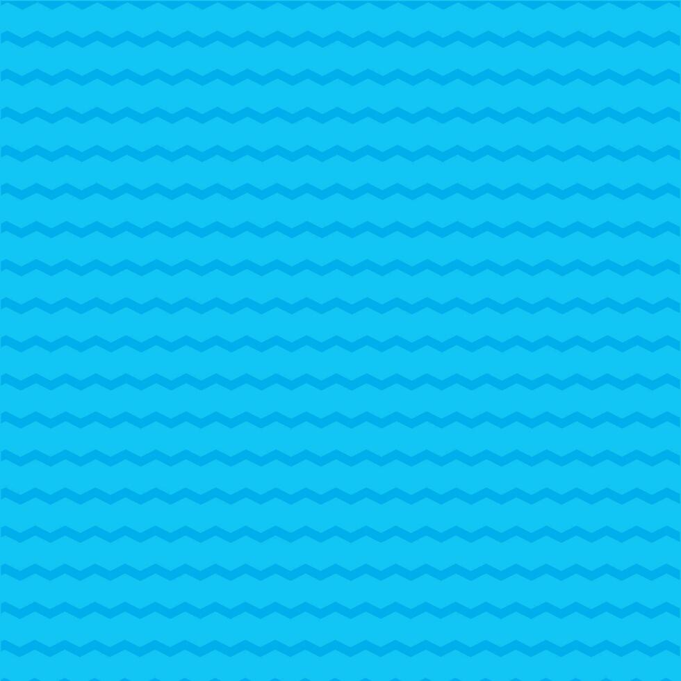 Blue Wavy Stripes, Isolated Background. vector