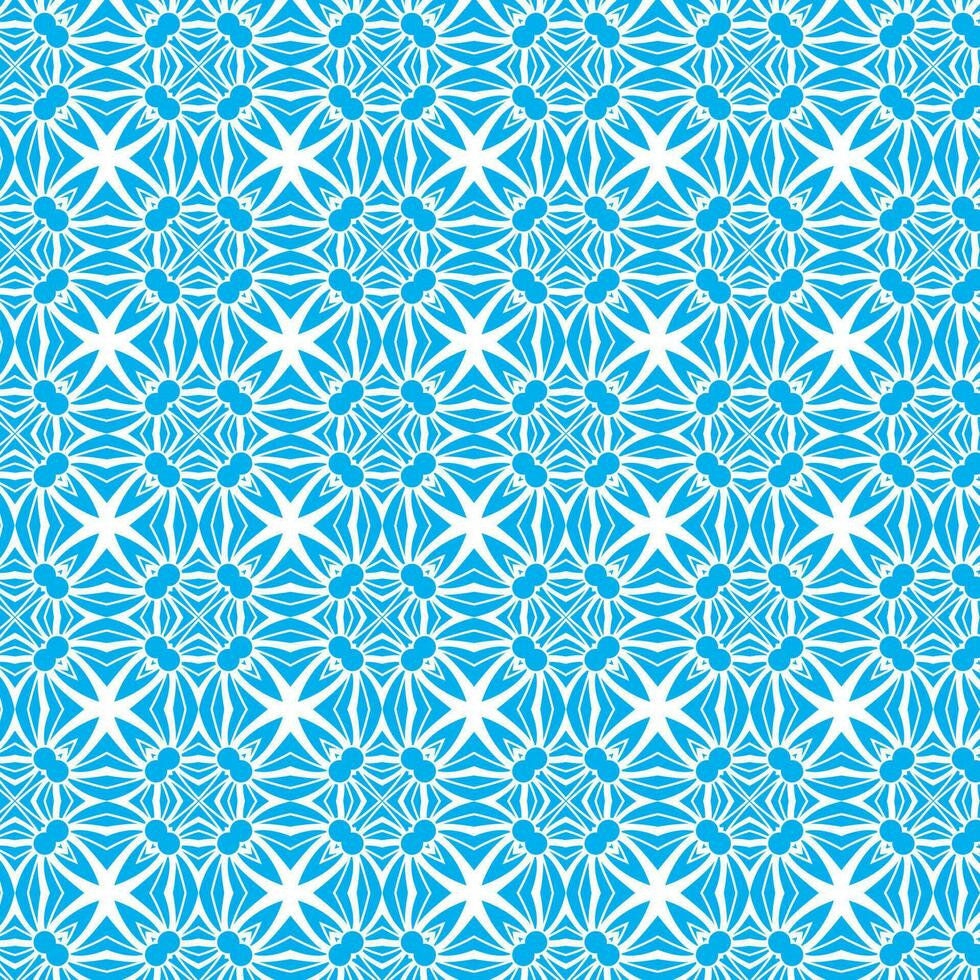 Floral Symmetric Pattern, Isolated Background. vector