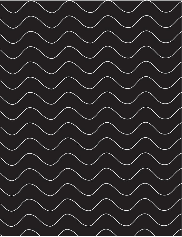 White Wavy Lines, Isolated Background. vector