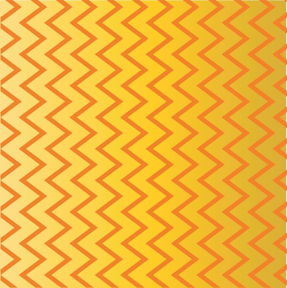 Zigzag Lines Yellow Background, Isolated Background. vector