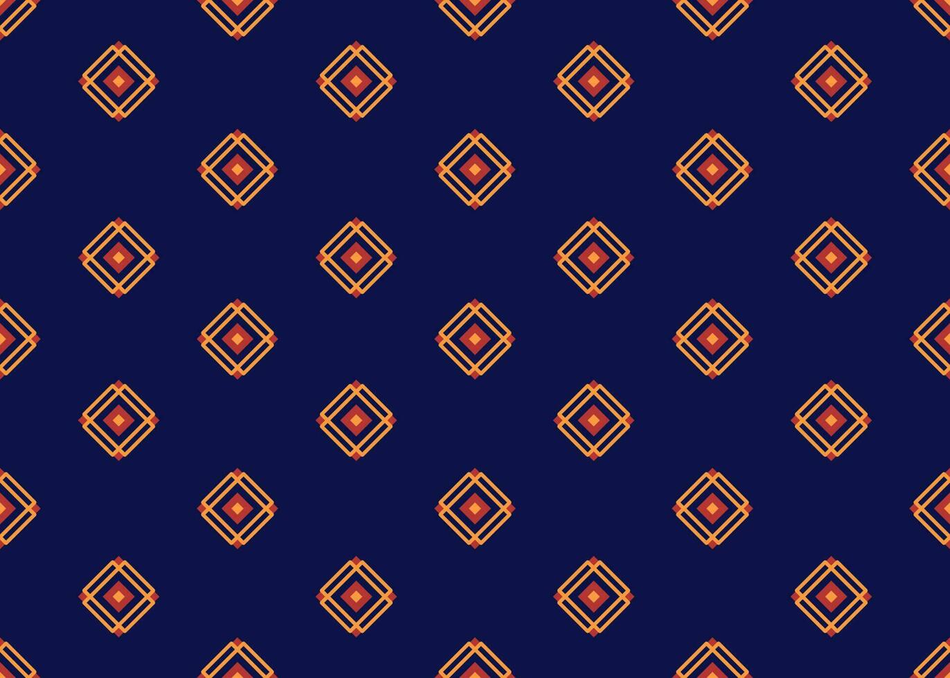 seamless pattern, square color, indigo background, fabric shred vector