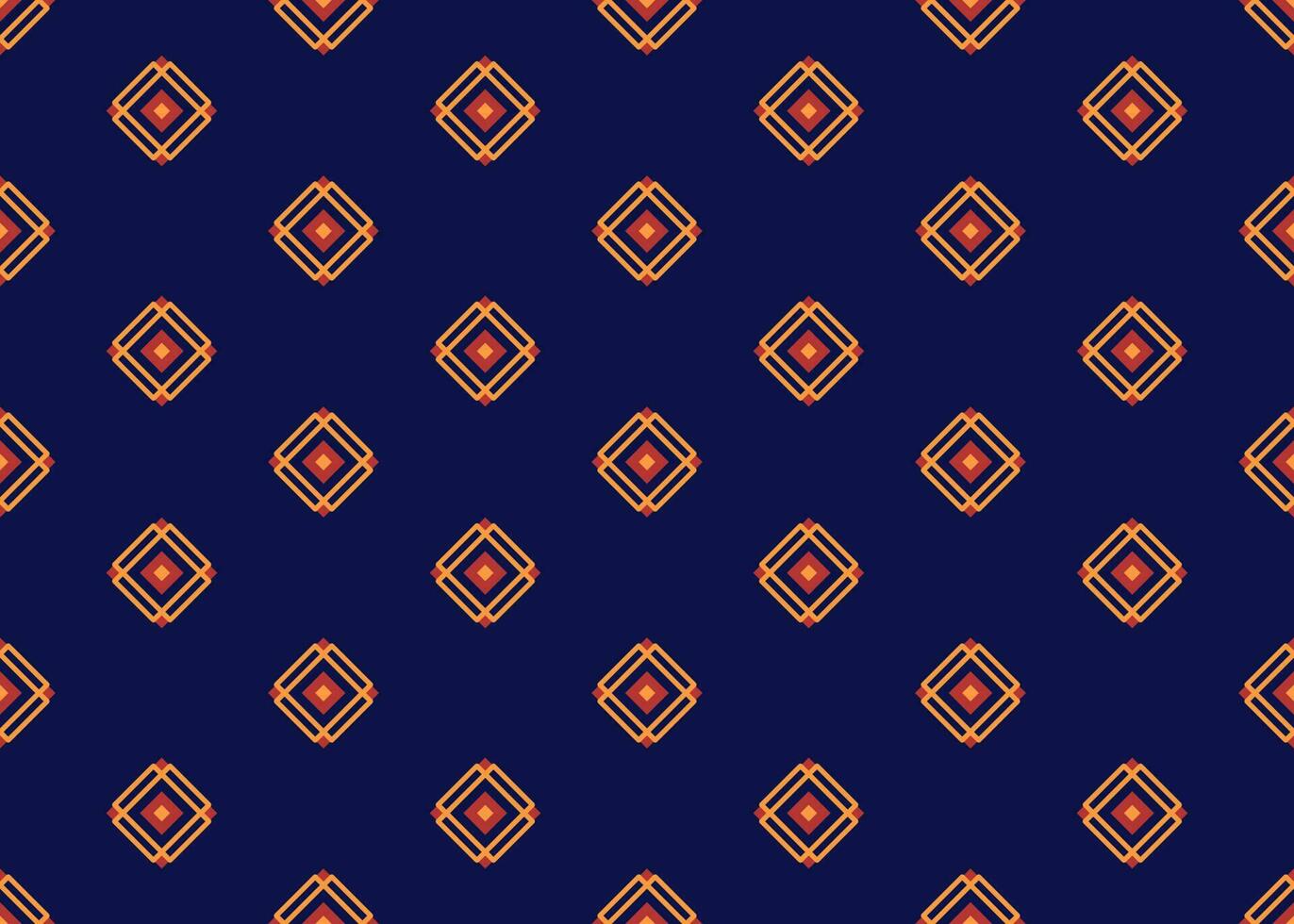 seamless pattern, square color, indigo background, fabric shred vector