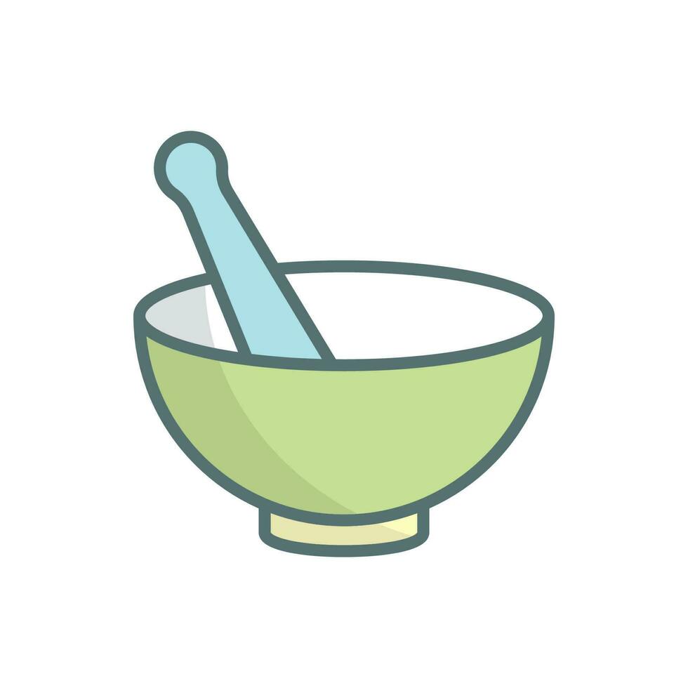 Mortar and Pestle icon vector design templates