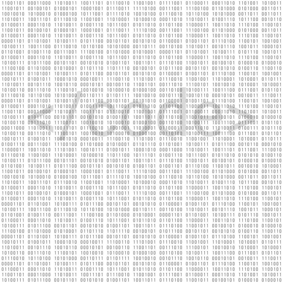 Binary code digital technology background. Computer data by 0 and 1. Algorithm Binary Data Code, Decryption and Encoding. Vector illustration