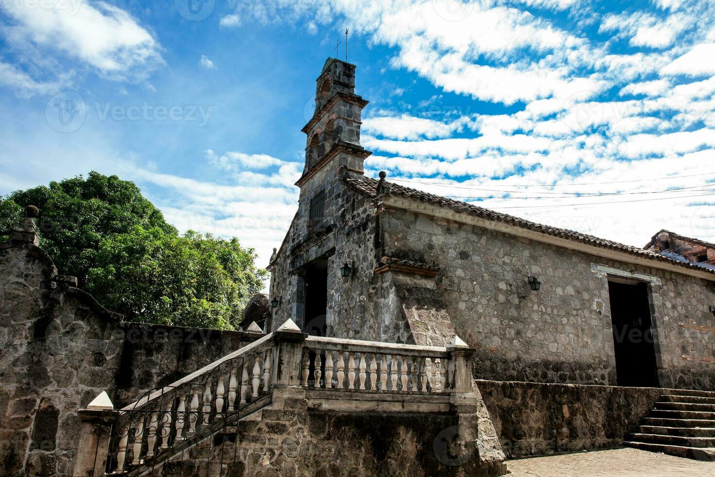 The beautiful historical church La Ermita built in the sixteenth century in the town of Mariquita in Colombia photo