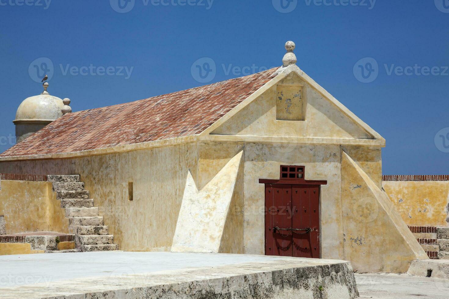 Walls of Cartagena de Indias built at the end of the XVI century for the defense of the city. Fort of San Sebastian del Pastelillo photo