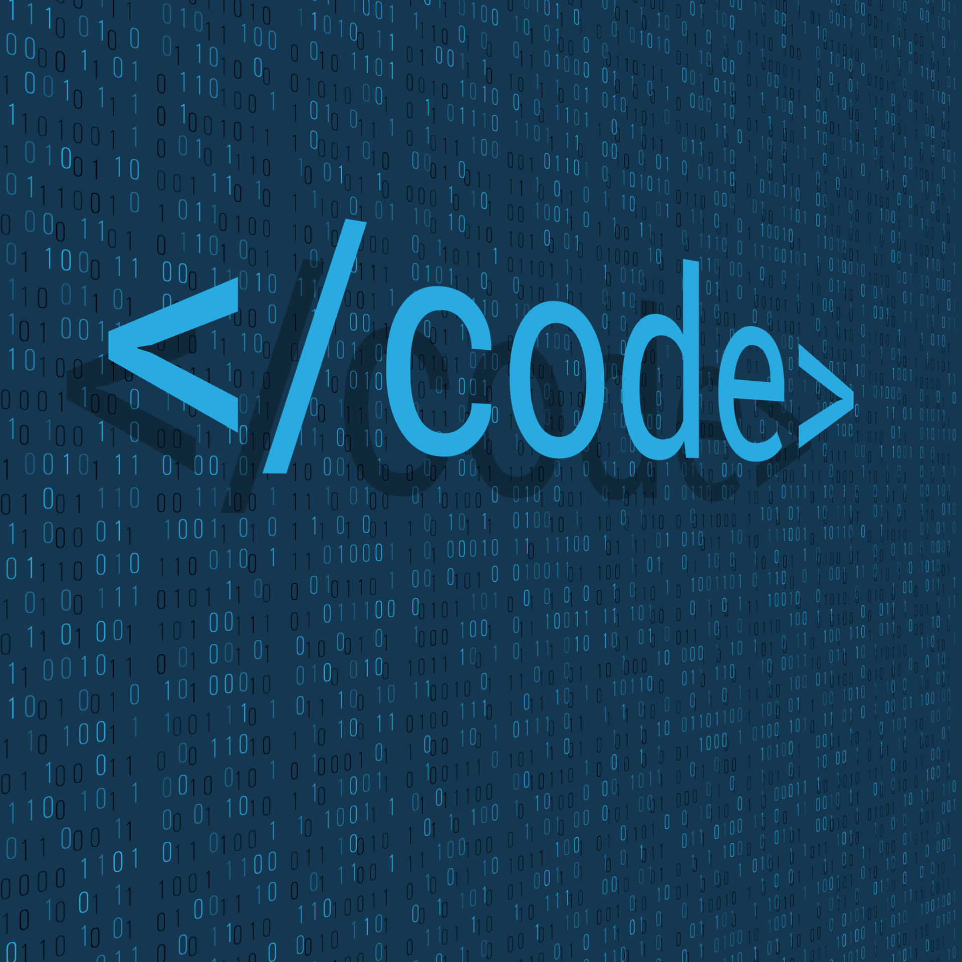 Binary code digital technology background. Computer data by 0 and 1 ...