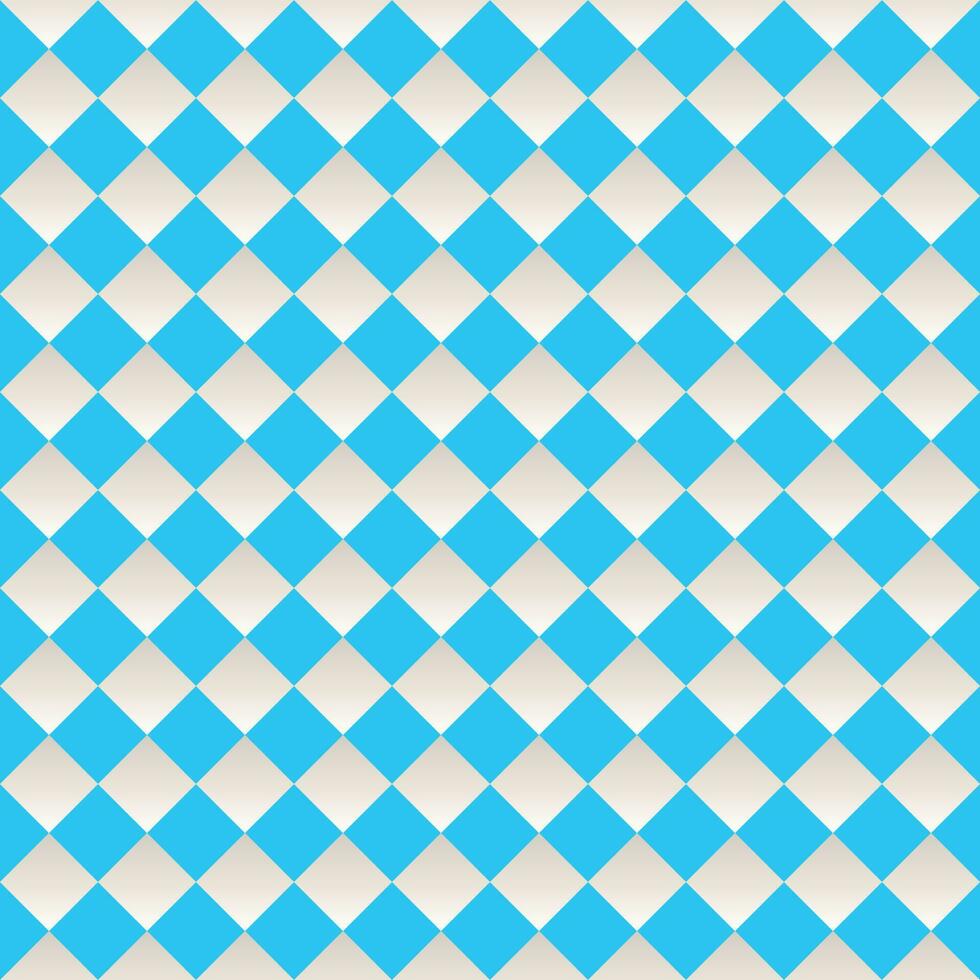 Blue Checkered Pattern, Isolated Background. vector