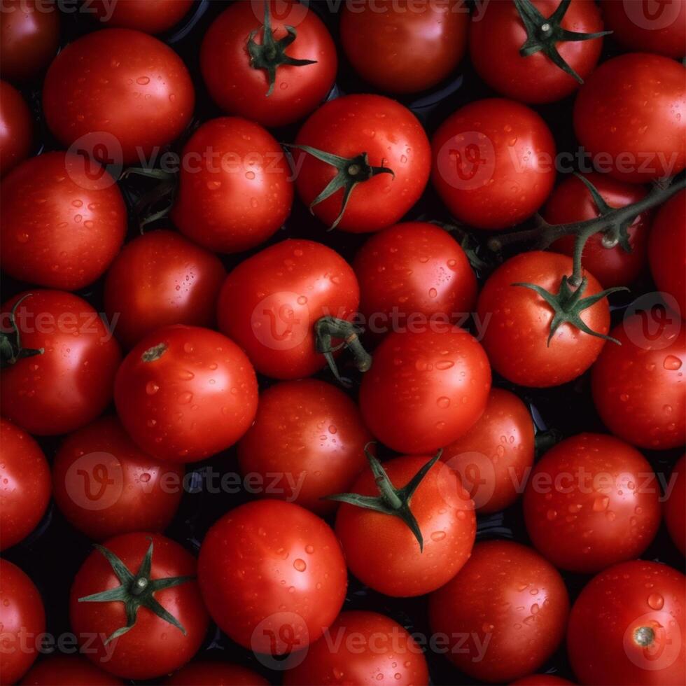A bunch of tomatoes Generated photo