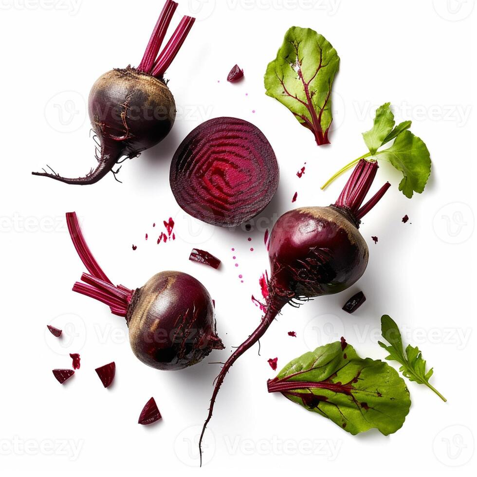 A bunch of beets Generated photo