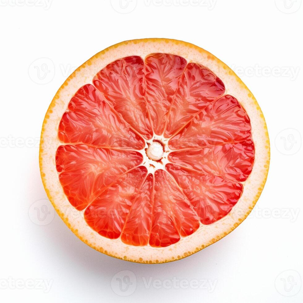 A half of a grapefruit Generated photo