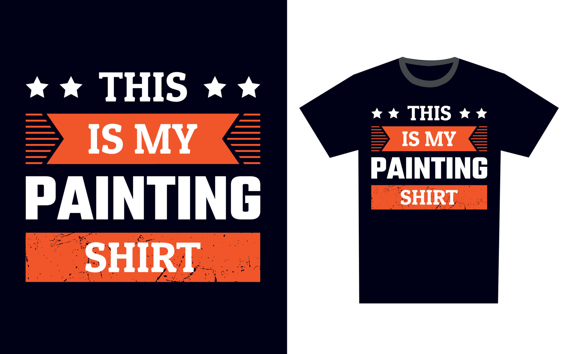 Painting T Shirt Design Template Vector 23806842 Vector Art at Vecteezy