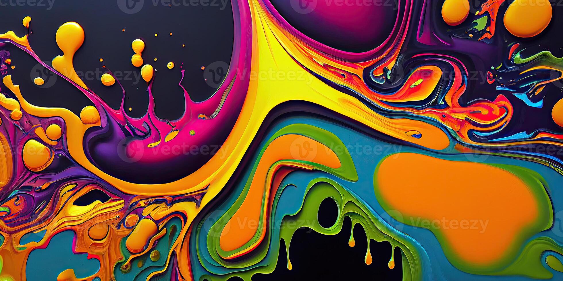 Abstract watercolor color background. photo