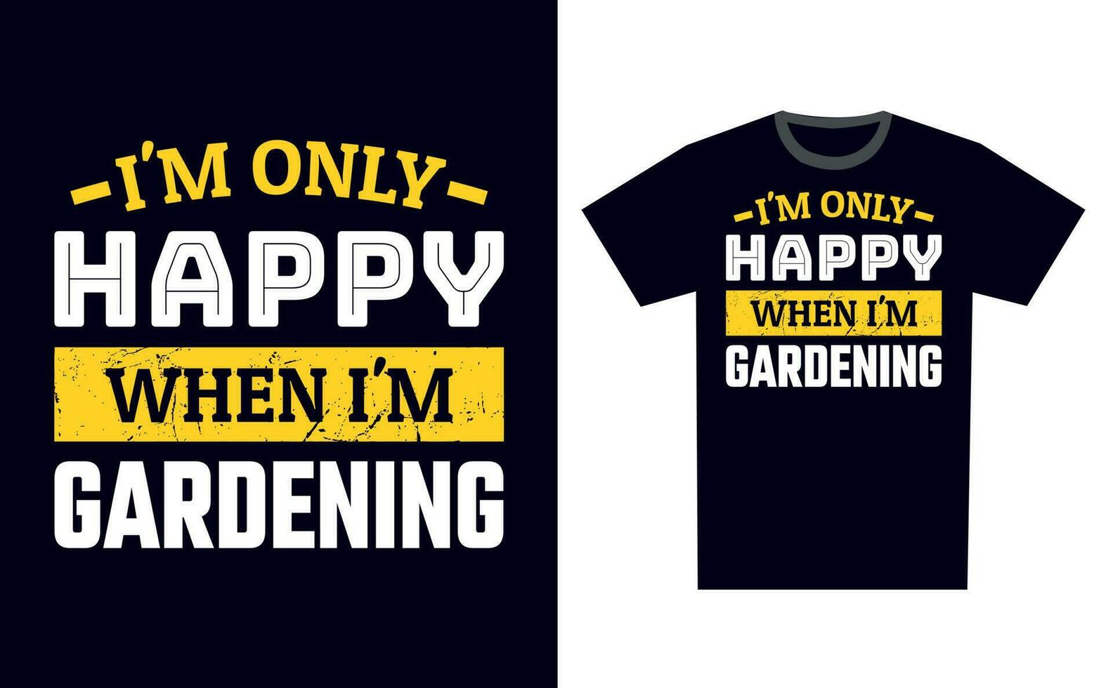 Gardening T Shirt Design Template Vector 23807194 Vector Art at Vecteezy