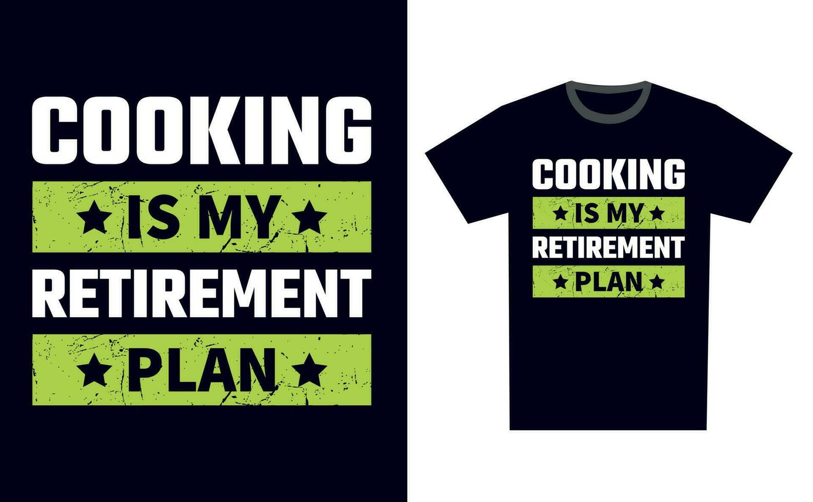 Cooking T Shirt Design Template Vector