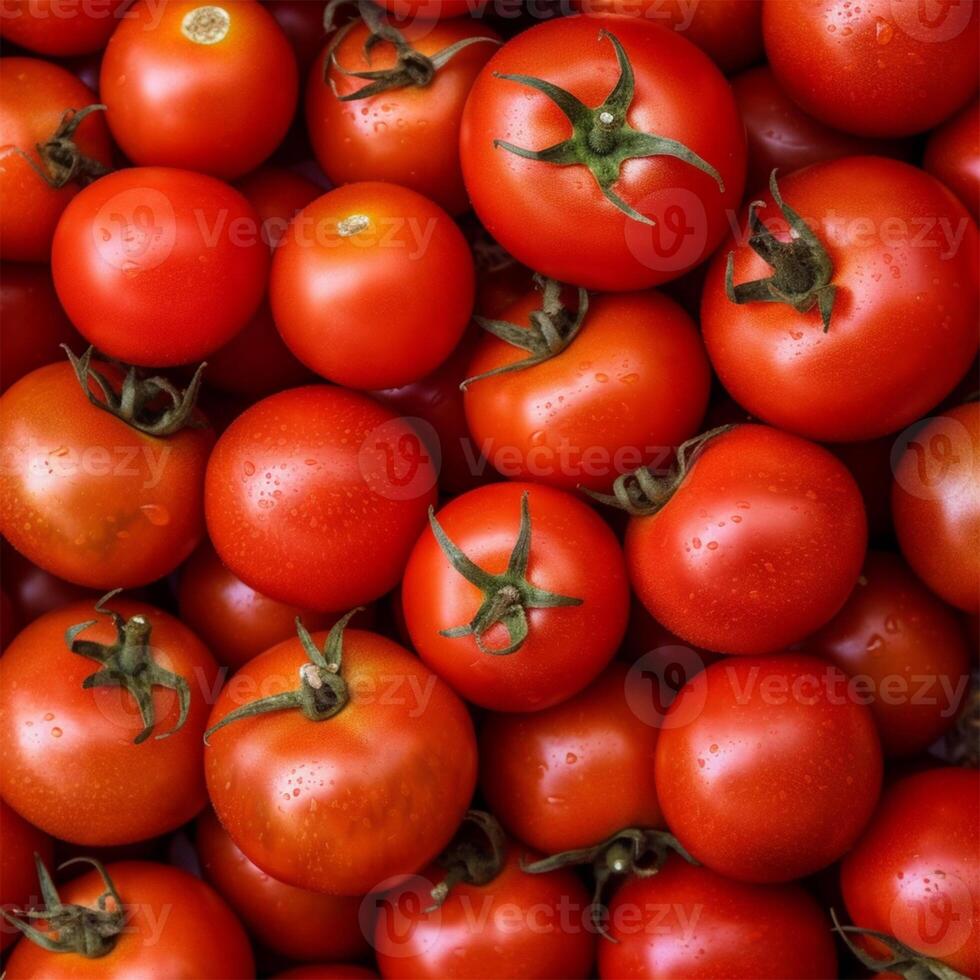A bunch of tomatoes Generated photo