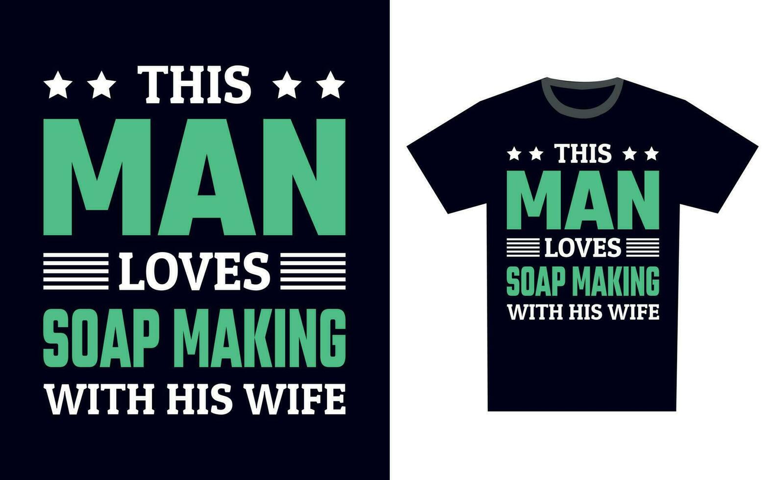 Soap Making T Shirt Design Template Vector