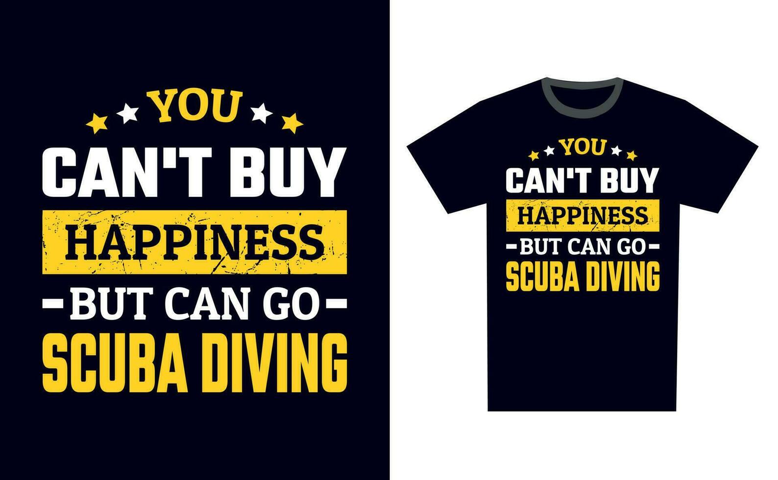 escafandra autónoma buceo t camisa diseño modelo vector