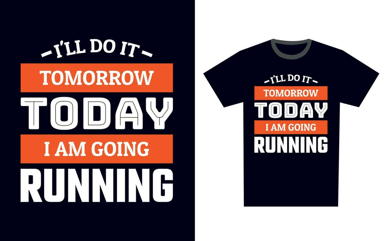Running T Shirt Design Template Vector