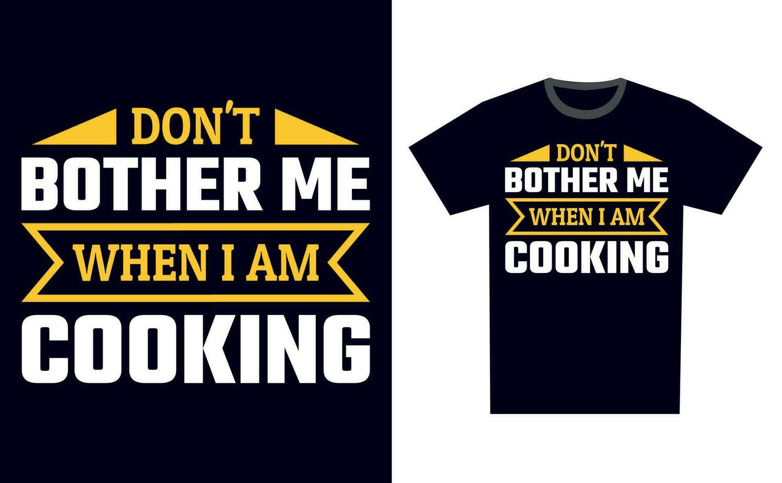 Cooking T Shirt Design Template Vector