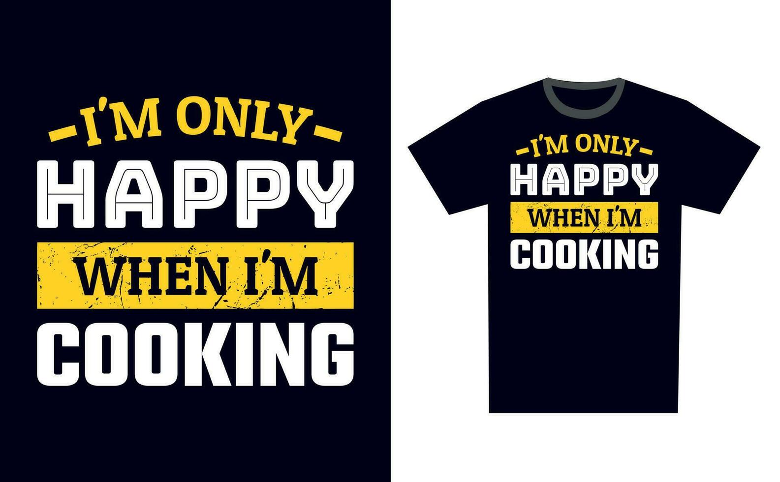 Cooking T Shirt Design Template Vector