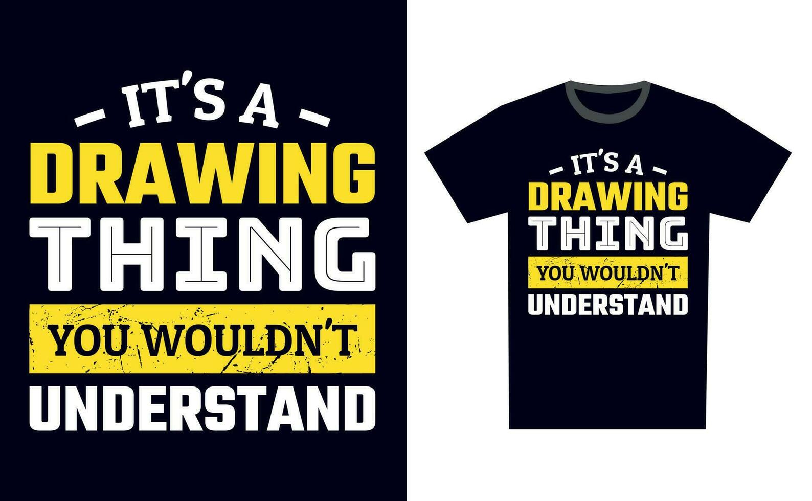 Drawing T Shirt Design Template Vector 23808230 Vector Art at Vecteezy