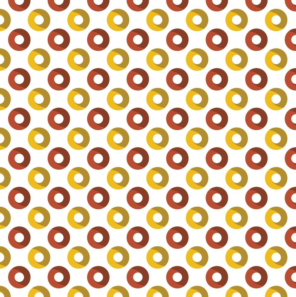 Seamless Pattern Circles, Isolated Background. photo