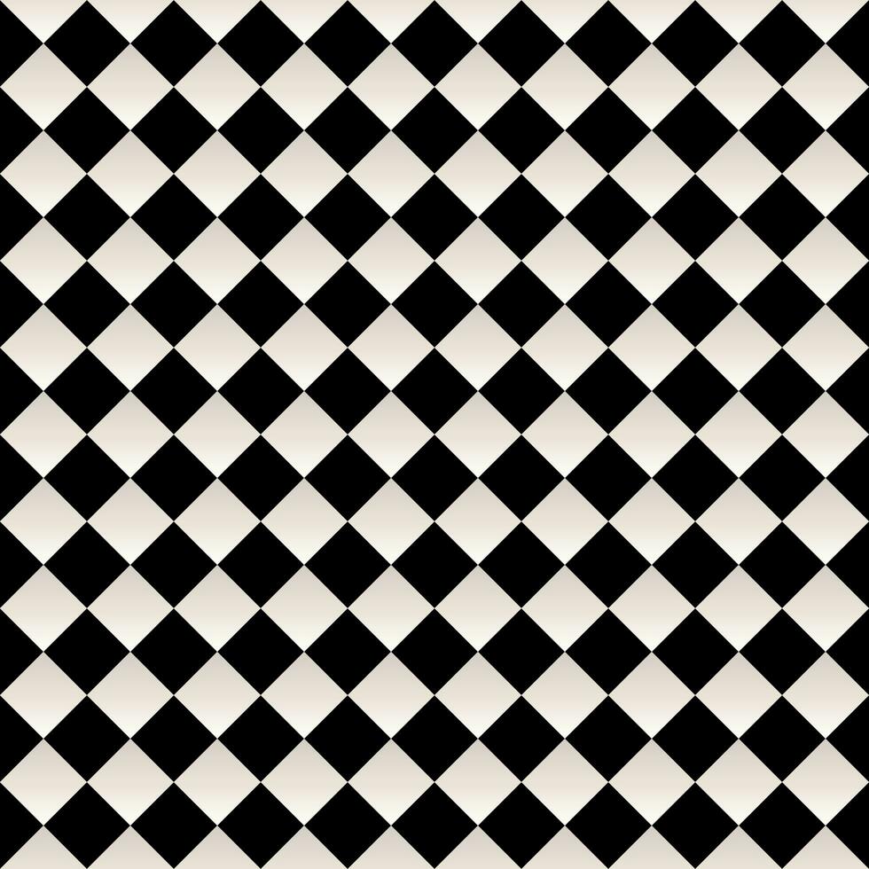 Checkered Pattern Black Tiles, Isolated Background. photo
