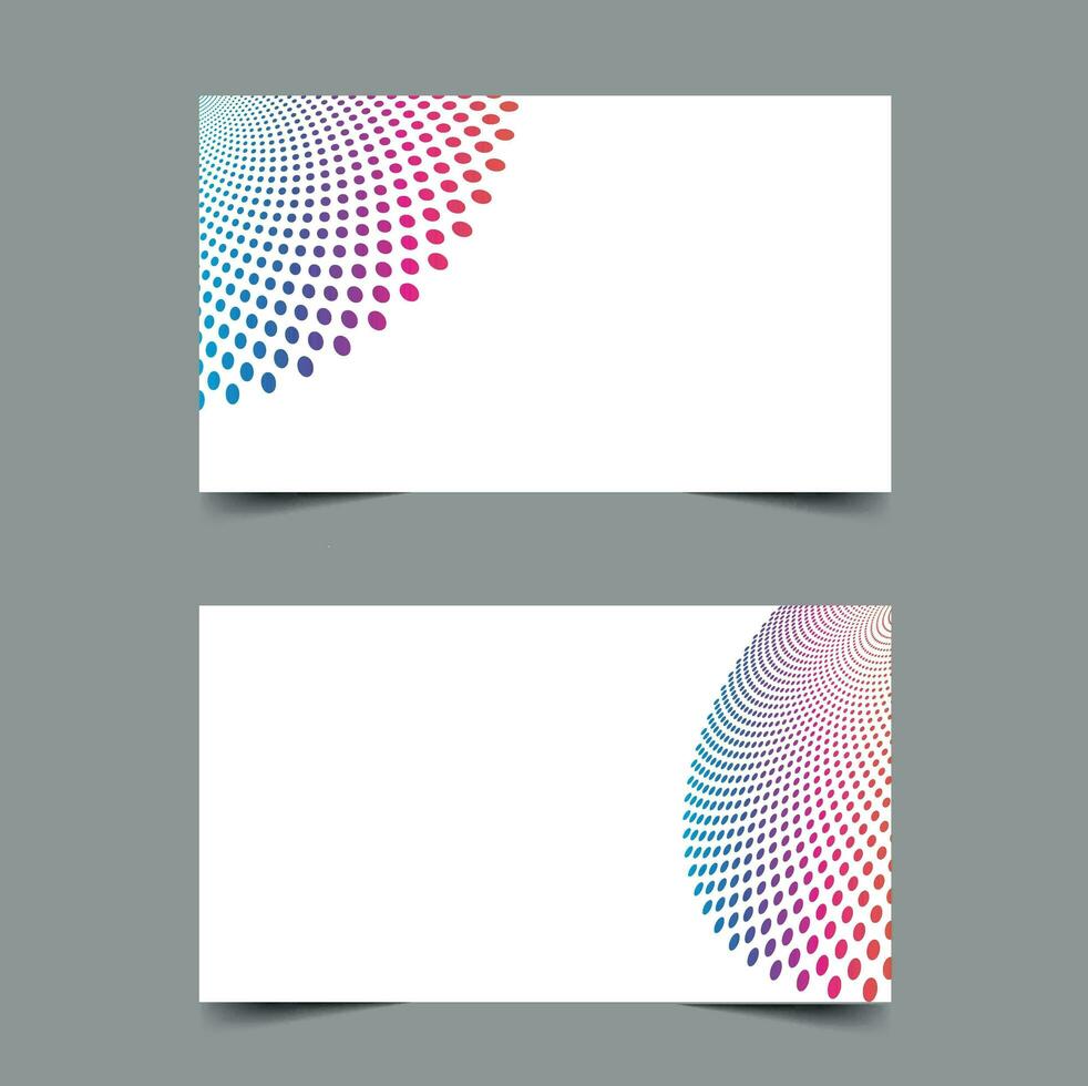 Template For Business Card, Isolated Background. photo