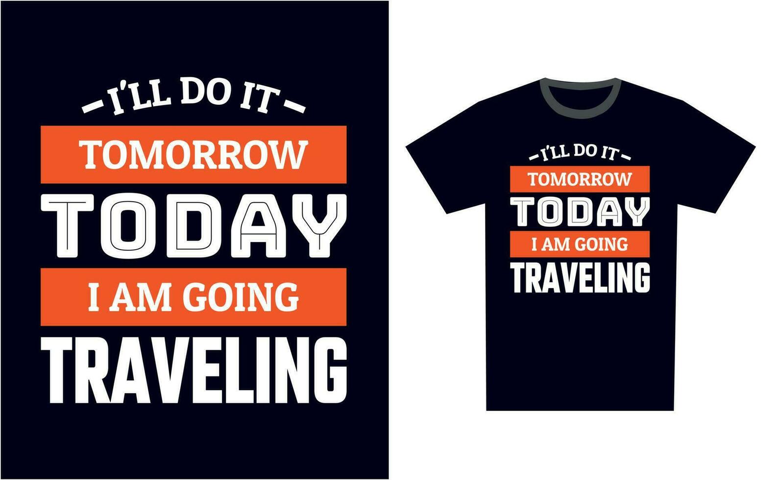 Traveling T Shirt Design Template Vector