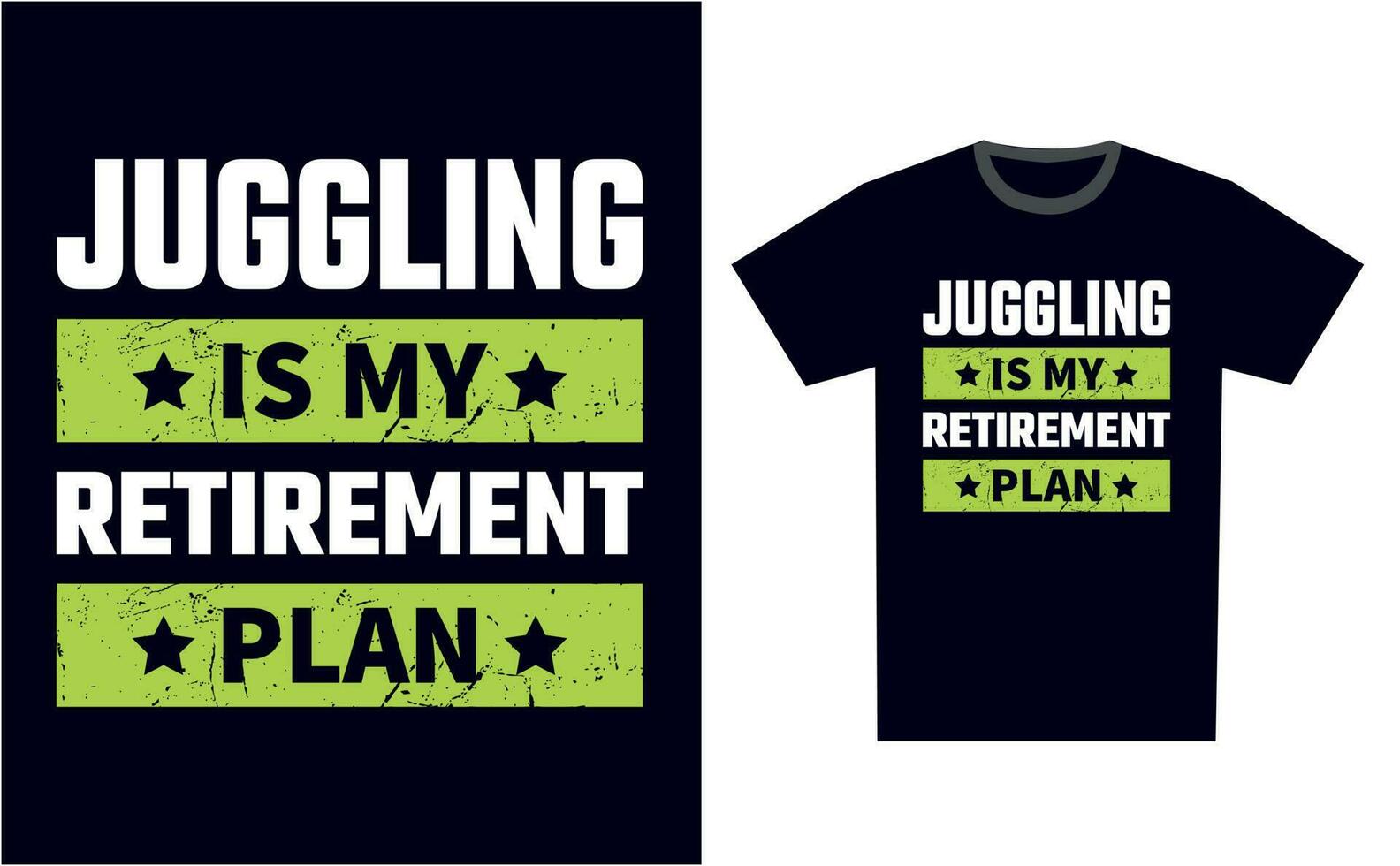 Juggling T Shirt Design Template Vector